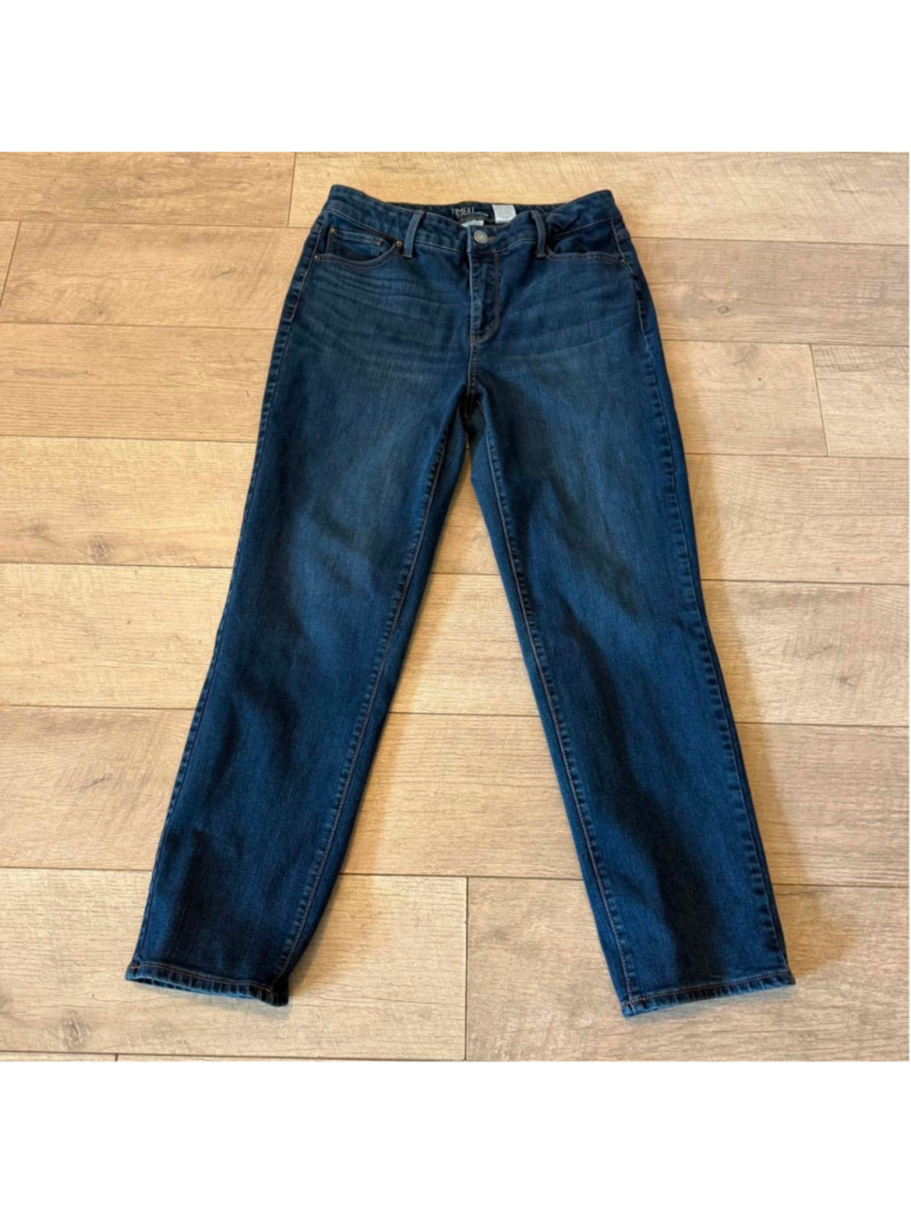 Women's Time and Tru Blue Straight Leg Jeans Size 14